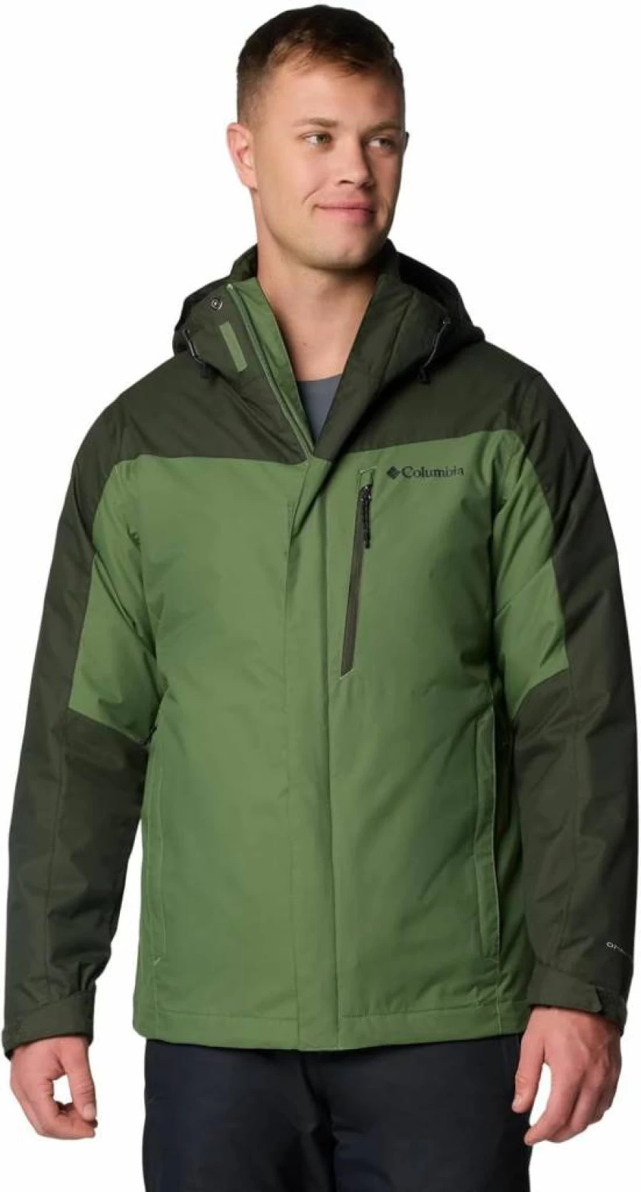 Columbia Men's Whirlibird Interchangeable 3-in-1 Waterproof Jacket – Lightweight Ski Shell & Fleece Liner