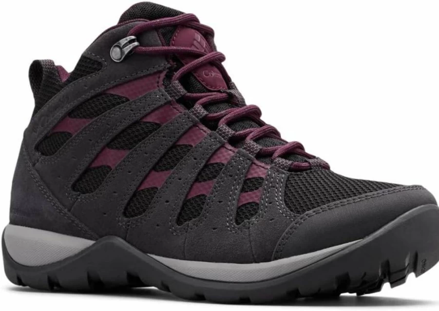 Columbia Women's Redmond V2 Mid Waterproof Hiking Boots - Lightweight Trail Shoes for Women, Comfortable Outdoor Walking Boots with Grip, Durable Ankle Support for Hiking & Trekking