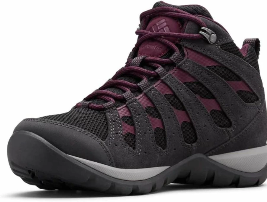 Columbia Women's Redmond V2 Mid Waterproof Hiking Boots - Lightweight Trail Shoes for Women, Comfortable Outdoor Walking Boots with Grip, Durable Ankle Support for Hiking & Trekking