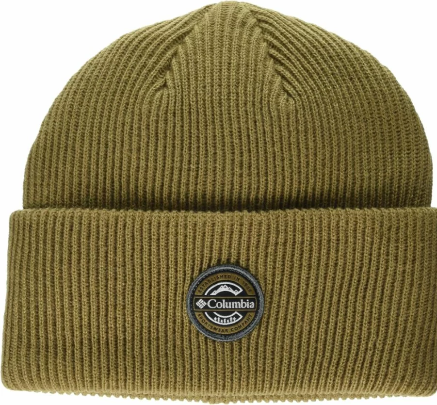 Columbia Winter Cuffed Beanie Hat for Men & Women - Warm Fleece-Lined Skull Cap