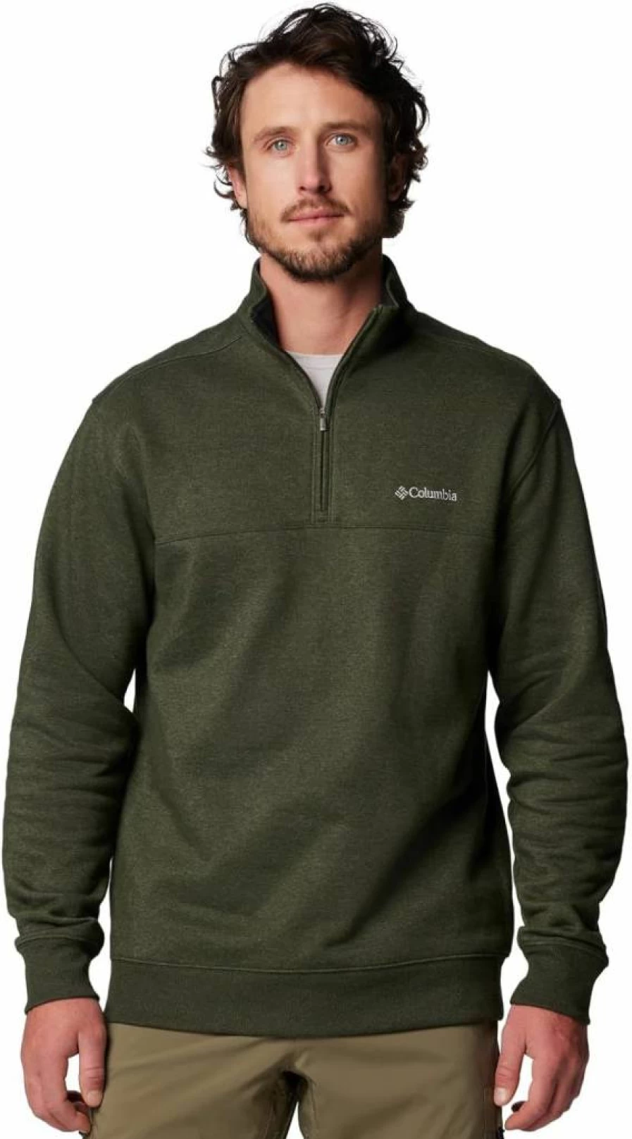 Columbia Men's Hart Mountain II Half Zip Fleece Jacket - Lightweight Outdoor Pullover