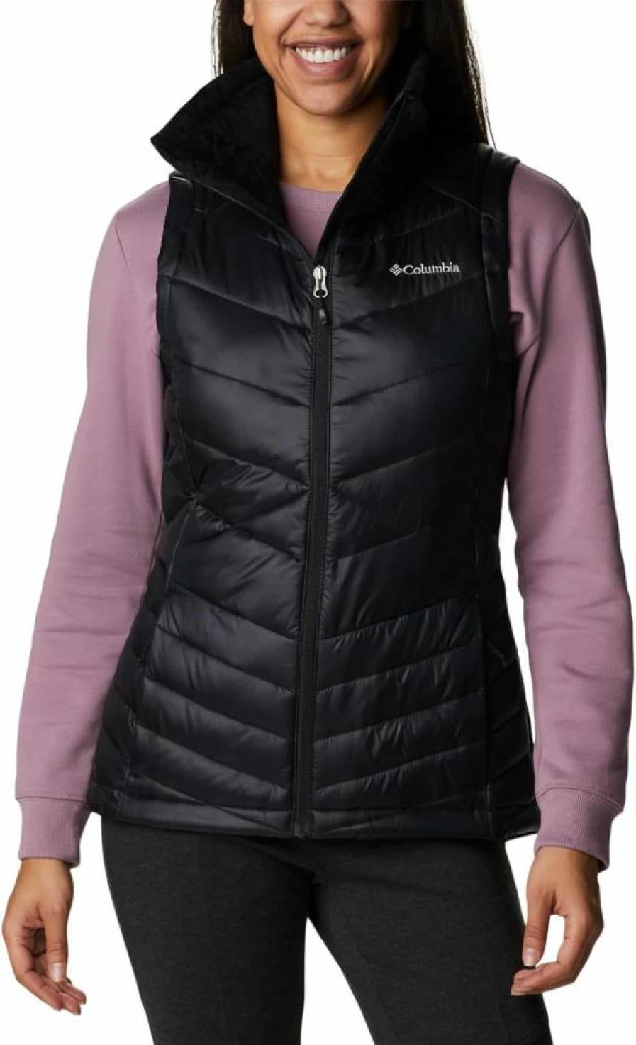 Columbia Women's Joy Peak II Vest - Lightweight Insulated Outdoor Puffer Jacket for Hiking & Winter