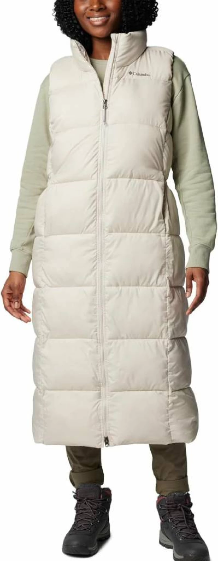 Columbia Women's Puffer Vest Long Lightweight Insulated Winter Coat