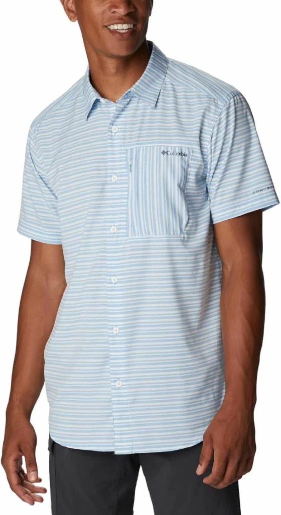 Columbia Men's Twisted Creek III Short Sleeve Shirt - Lightweight Quick-Dry Hiking Tee