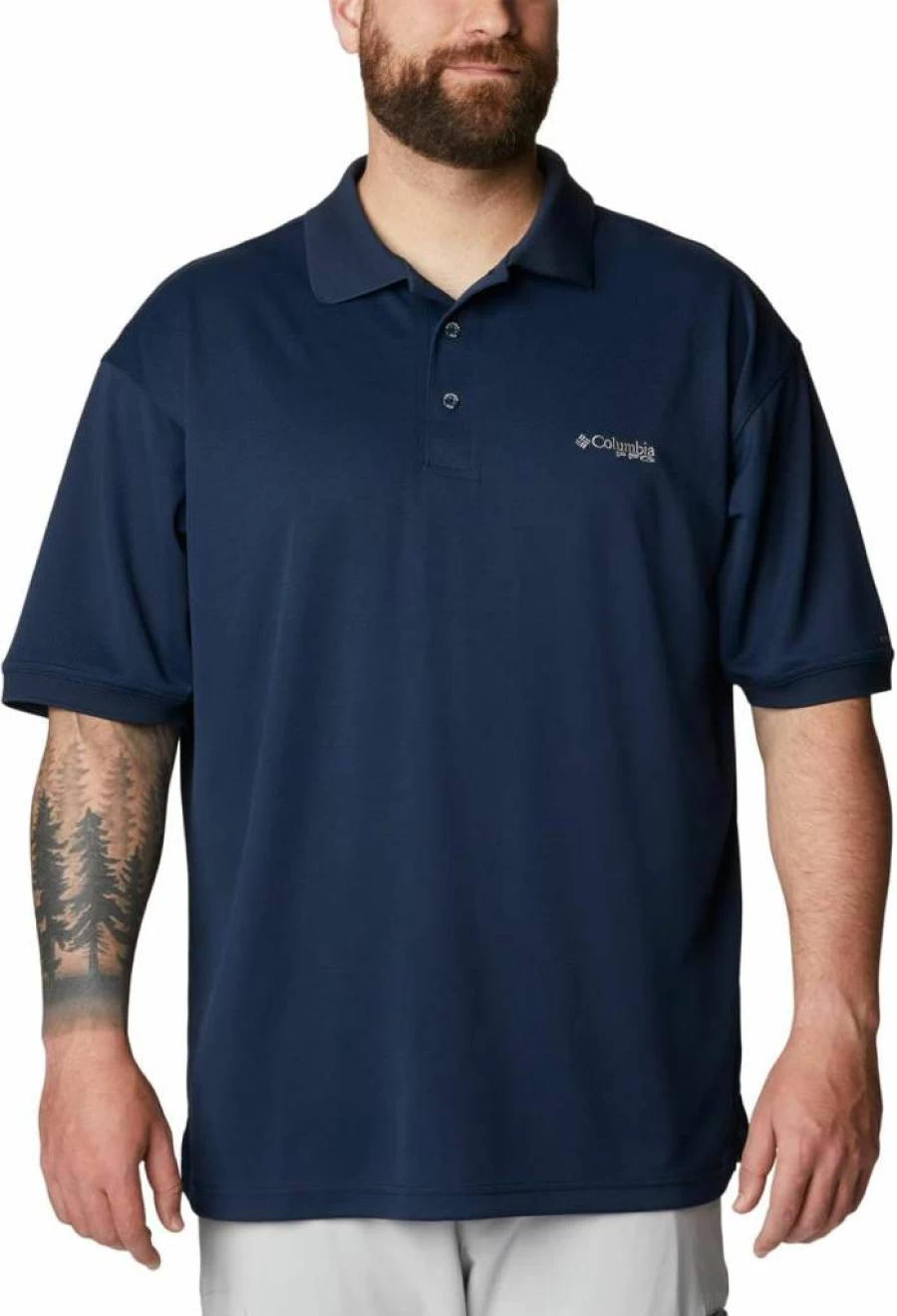 Columbia Men's Perfect Cast Fishing Polo Shirt – Quick-Dry, UV Protection & Comfort Fit