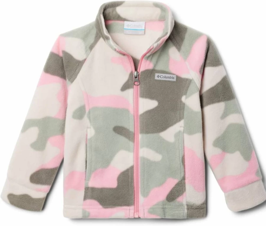 Columbia Girls' Benton Springs II Printed Fleece Jacket - Warm & Stylish Kids' Outerwear