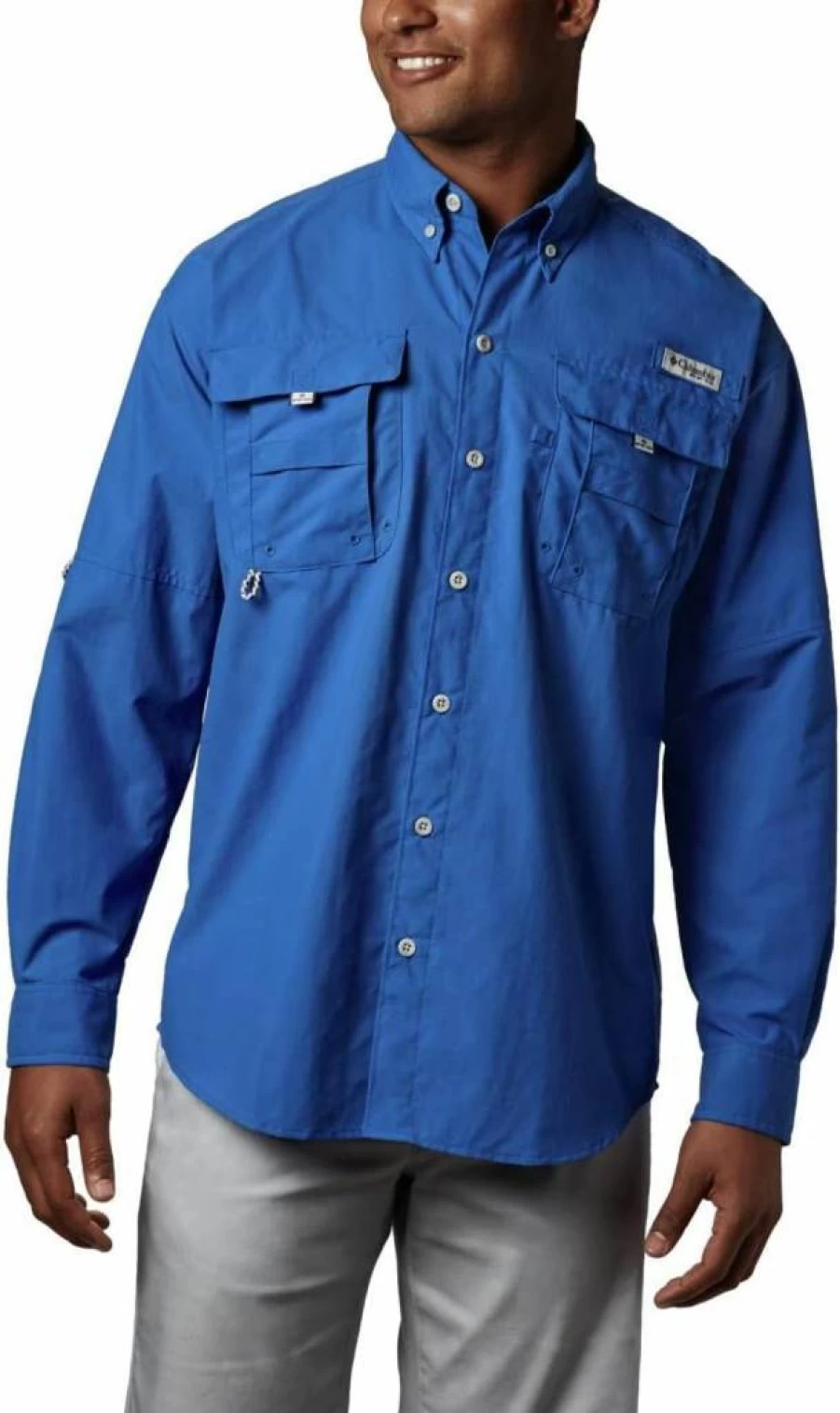 Columbia Men's PFG Bahama II Long Sleeve Fishing Shirt - UPF Sun Protection, Quick-Dry Performance Wear