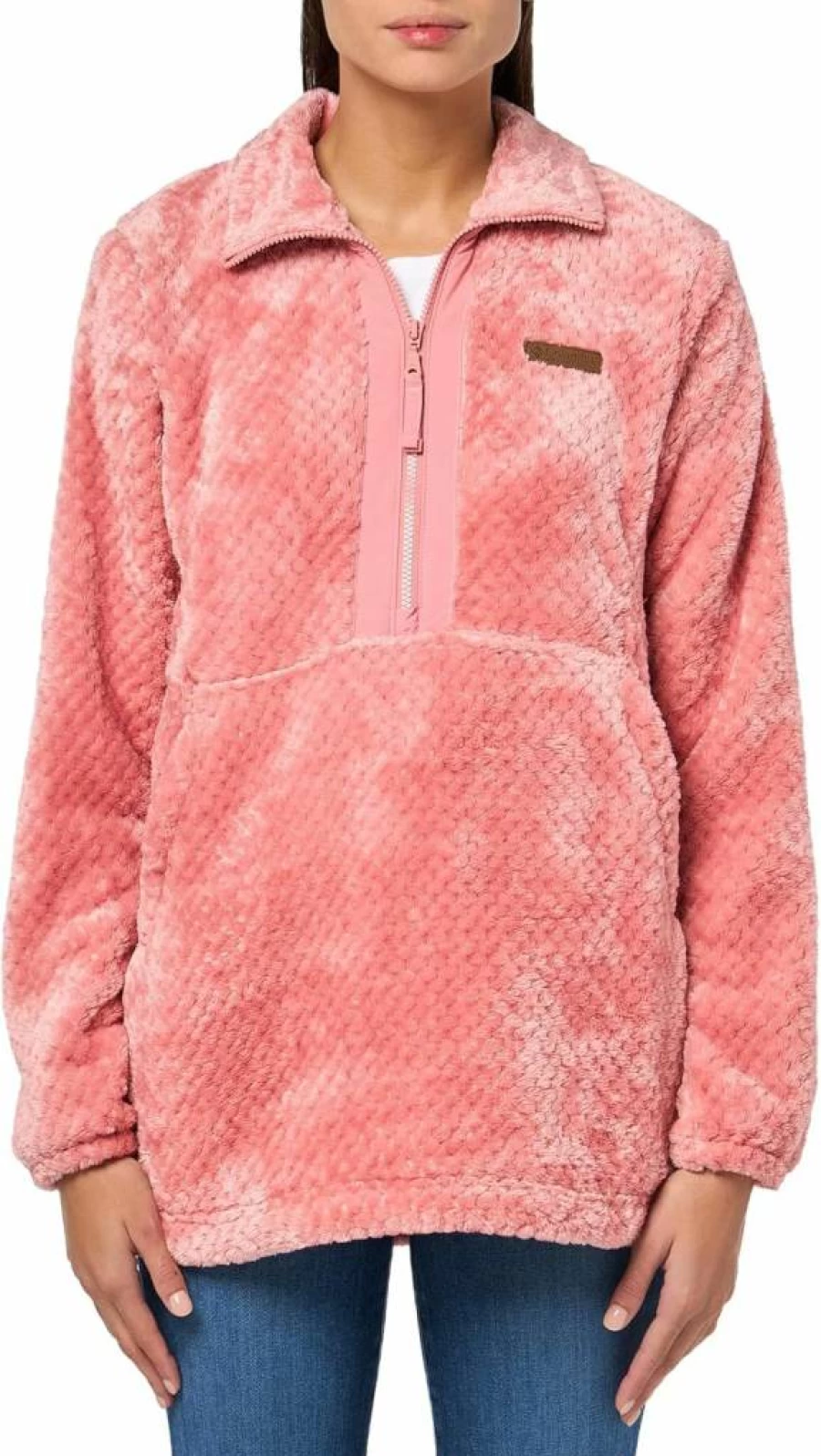 Columbia Women's Fireside 1/4 Zip Fleece Jacket II - Lightweight Thermal Pullover for Outdoor Activities