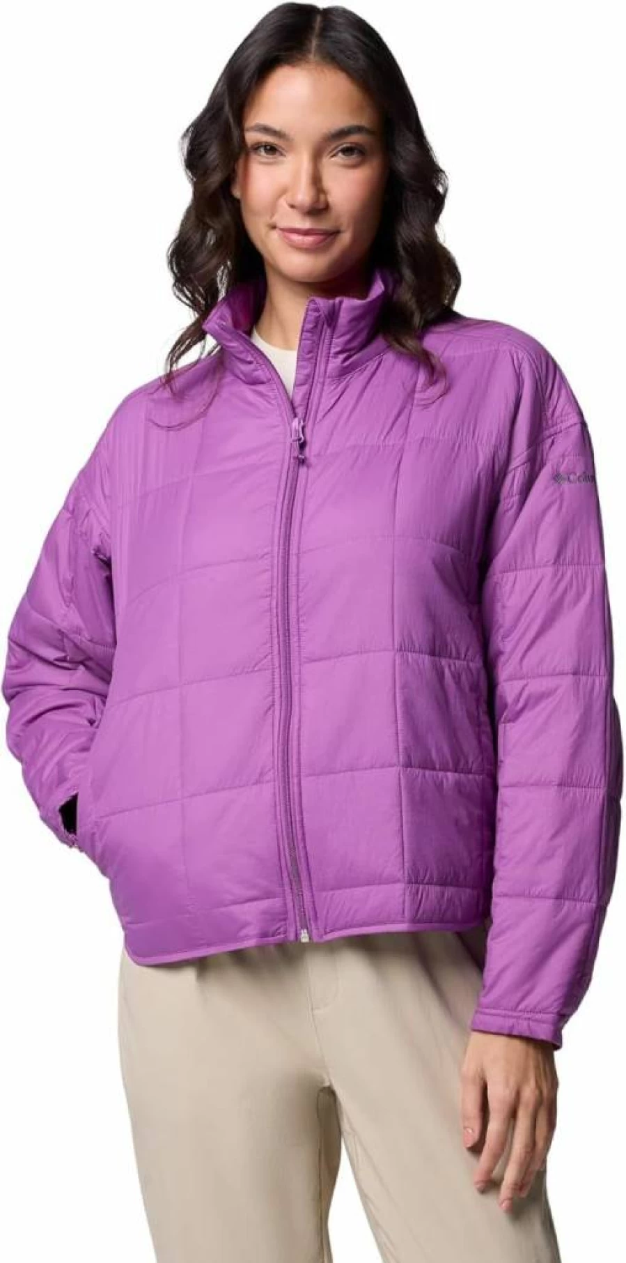 Columbia Women's Sienna Hill Quilted Jacket - Lightweight Water-Resistant Winter Coat with Insulation