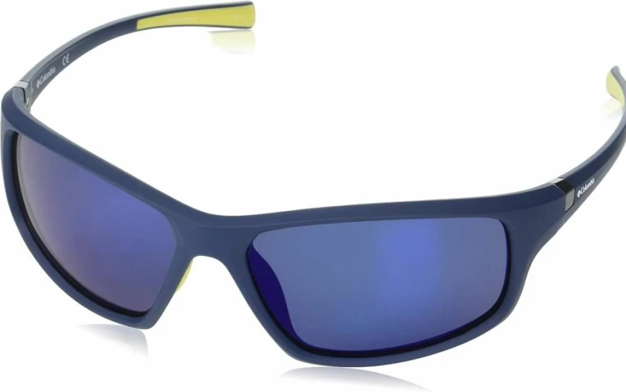 Columbia Men's Slick Creek Rectangular Polarized Sunglasses for Outdoor Sports & UV Protection