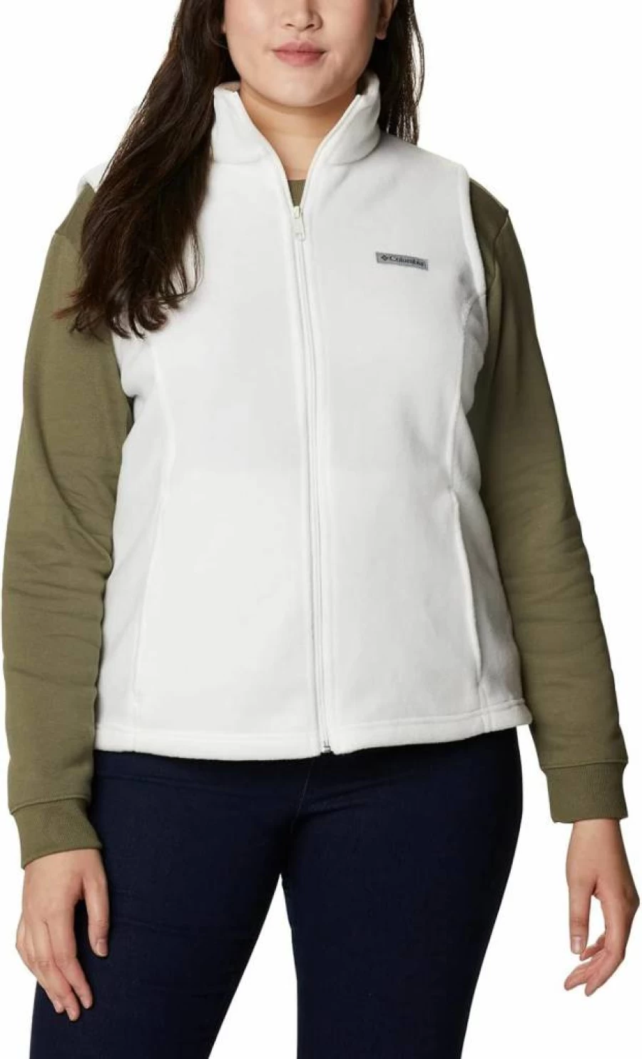 Columbia Women's Benton Springs Fleece Vest - Lightweight & Warm Outdoor Jacket for Hiking & Casual Wear