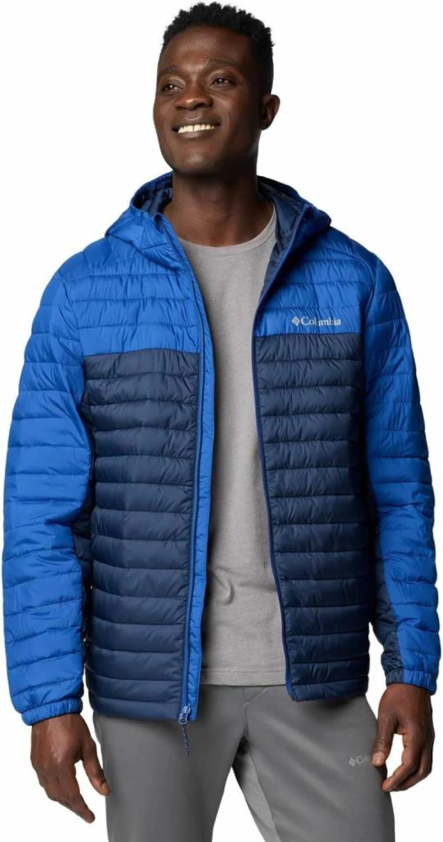 Columbia Men's Silver Falls II Water-Resistant Hooded Jacket – Lightweight Outdoor Hiking Windbreaker