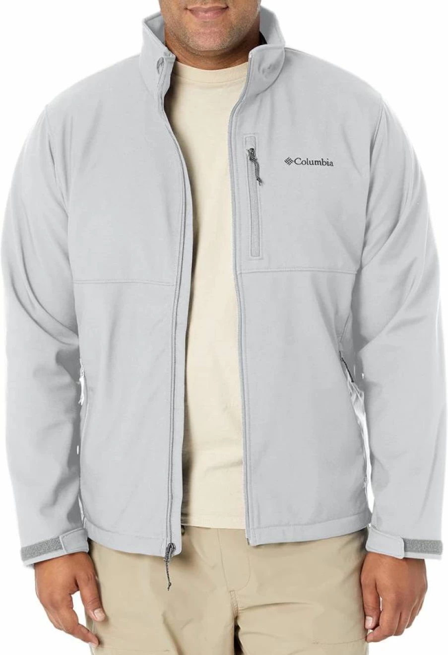Columbia Men's Ascender Softshell Jacket - Lightweight Water-Resistant Outdoor Windbreaker for Hiking & Camping