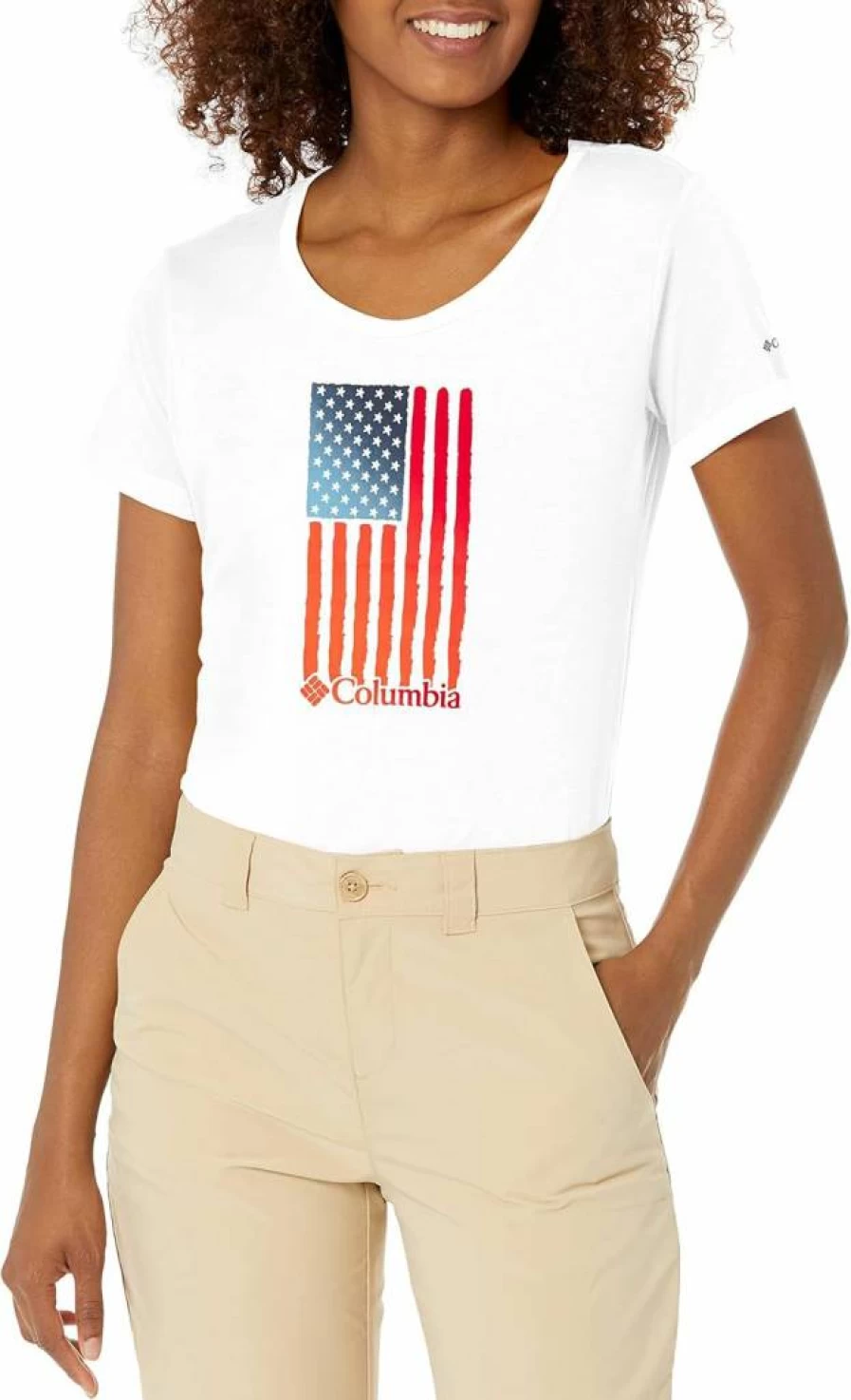 Columbia Women's Daisy Days Short Sleeve Graphic T-Shirt - Casual Comfort Fit Tee