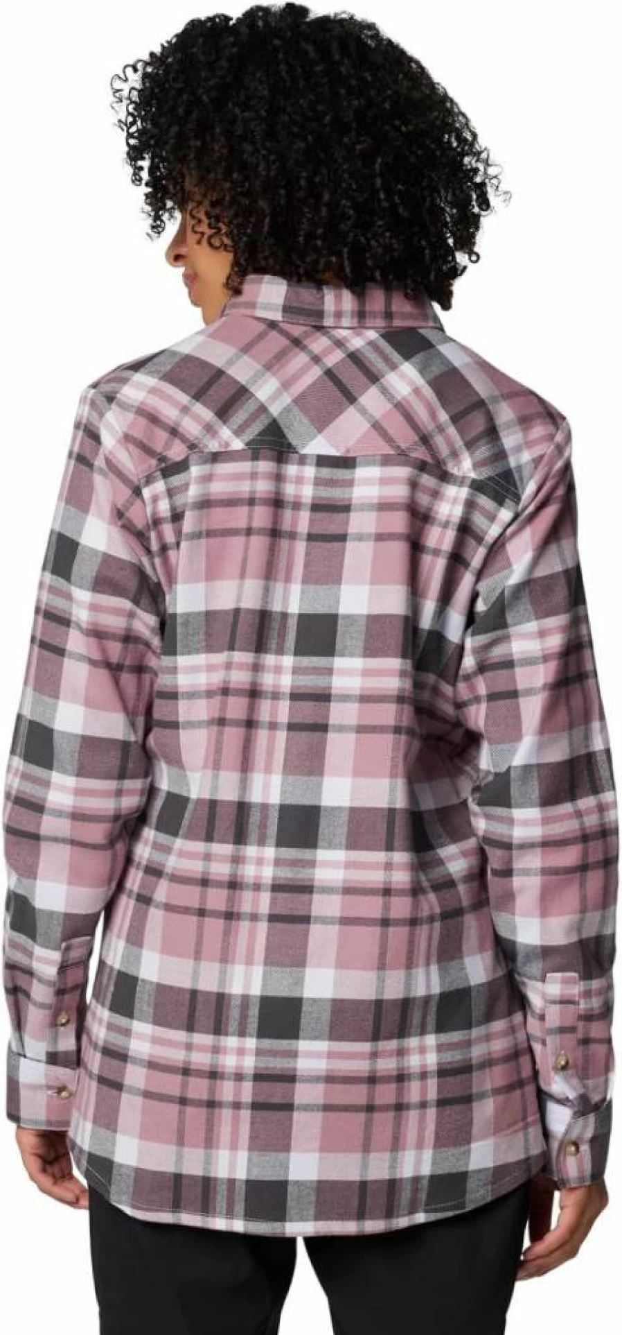 Columbia Women's Calico Basin Flannel Shirt - Soft Long Sleeve Plaid Button-Up Shirt for Women