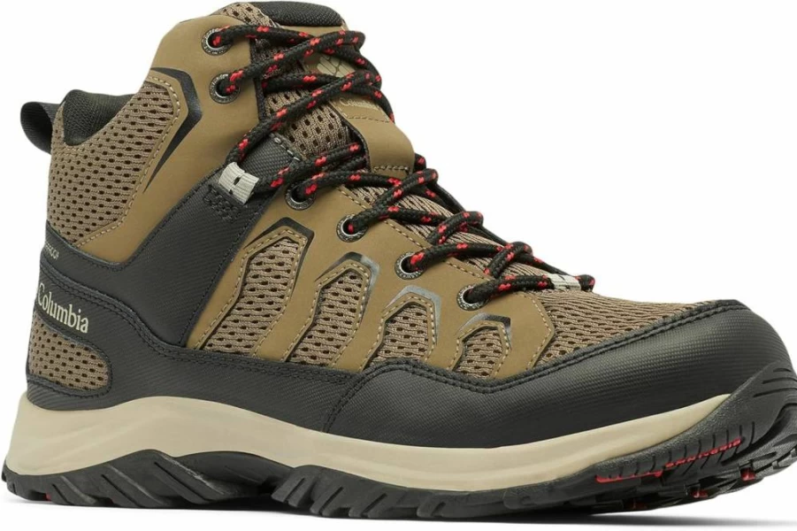 Columbia Men's Granite Trail Mid Waterproof Hiking Boots - Lightweight Outdoor Trekking Shoes for Men
