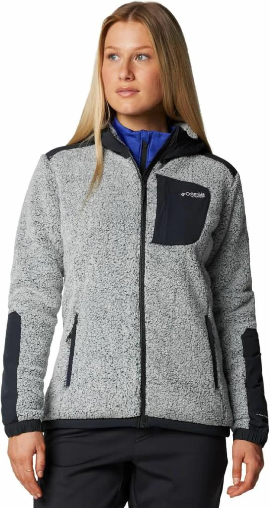Columbia Women's Arctic Crest Sherpa Lined Full Zip Fleece Jacket - Winter Warm Pullover