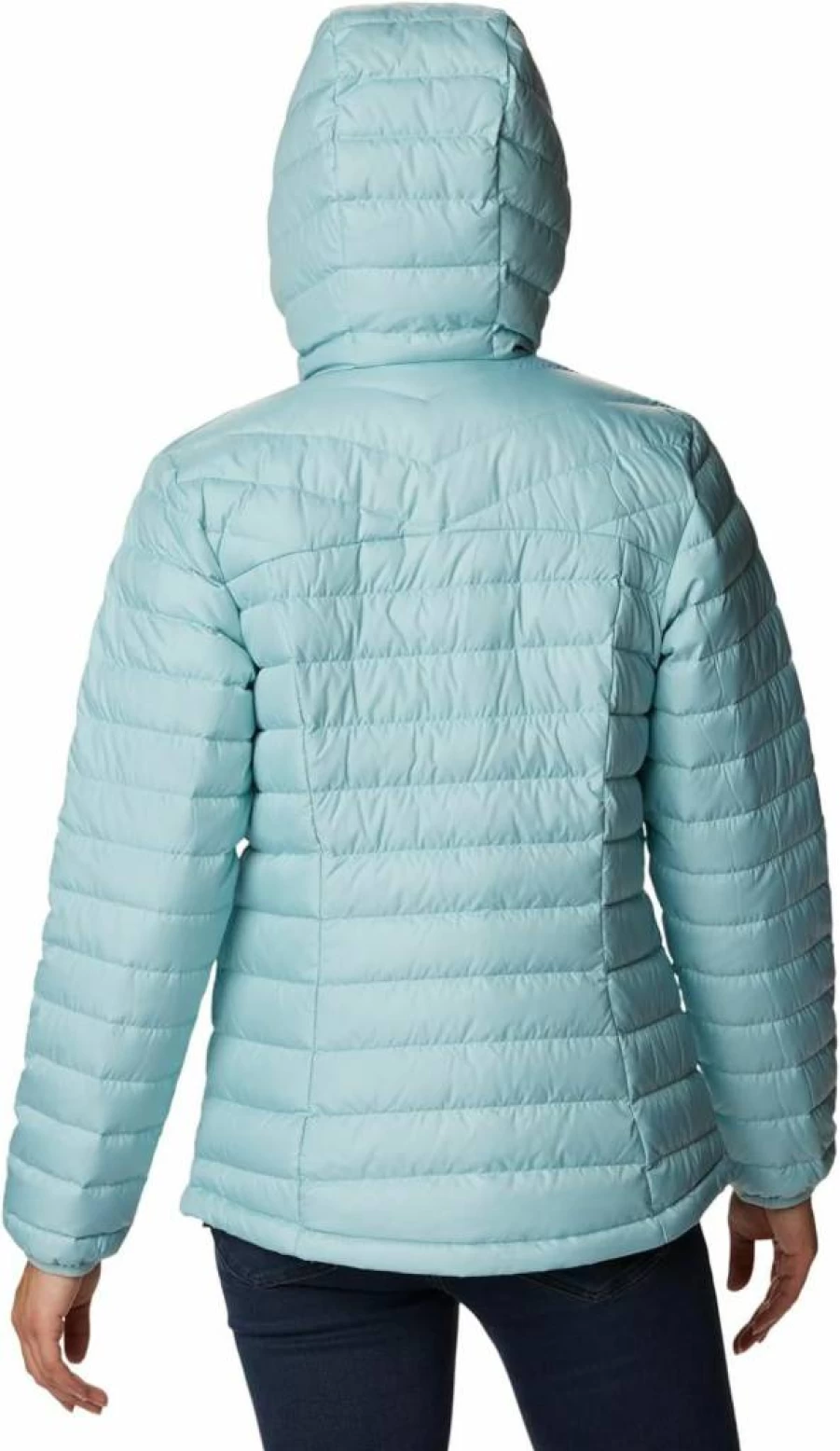 Columbia Women's Westridge Hooded Down Jacket - Lightweight Water-Resistant Winter Coat with Omni-Heat Thermal Reflective