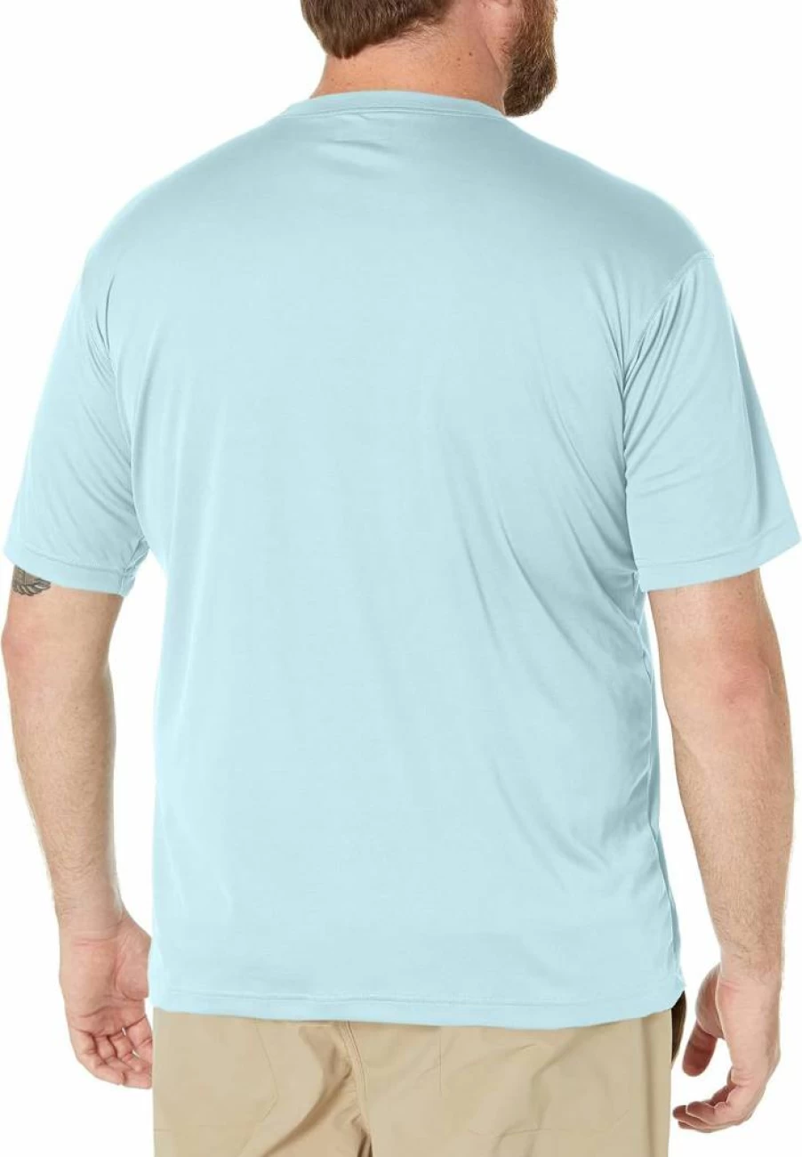 Columbia Men's Meeker Peak Short Sleeve Crew Neck T-Shirt - Lightweight Hiking & Outdoor Active Shirt