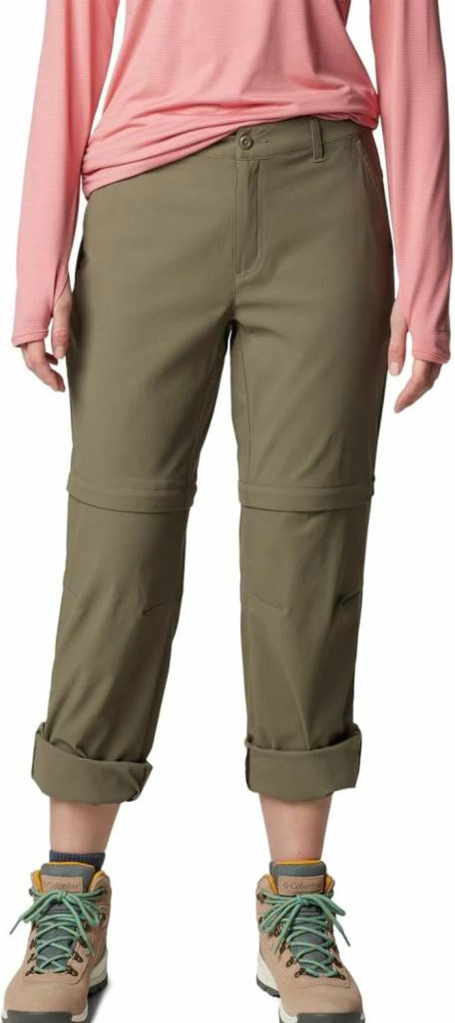 Columbia Women's Leslie Falls Convertible Hiking Pants - Lightweight Quick-Dry Outdoor Adventure Trousers