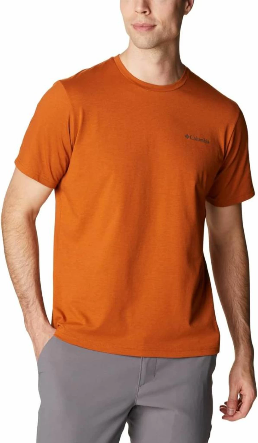 Columbia Men's Sun Trek Short Sleeve T-Shirt - UPF Sun Protection, Moisture-Wicking, Lightweight Hiking & Outdoor Tee