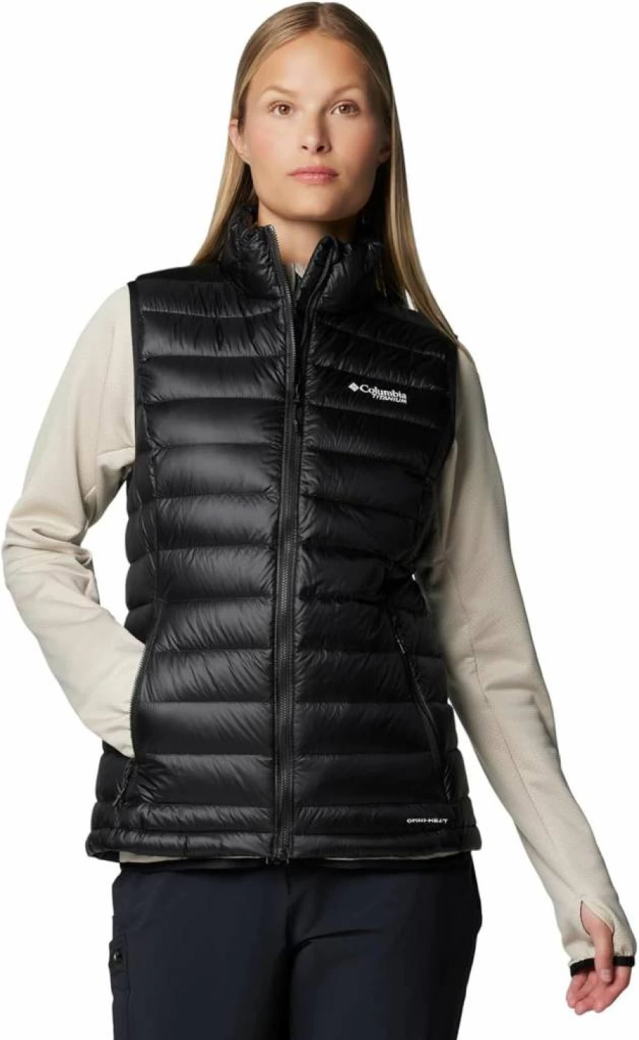 Columbia Women's Arctic Crest Down Vest - Lightweight Winter Puffer Jacket for Cold Weather