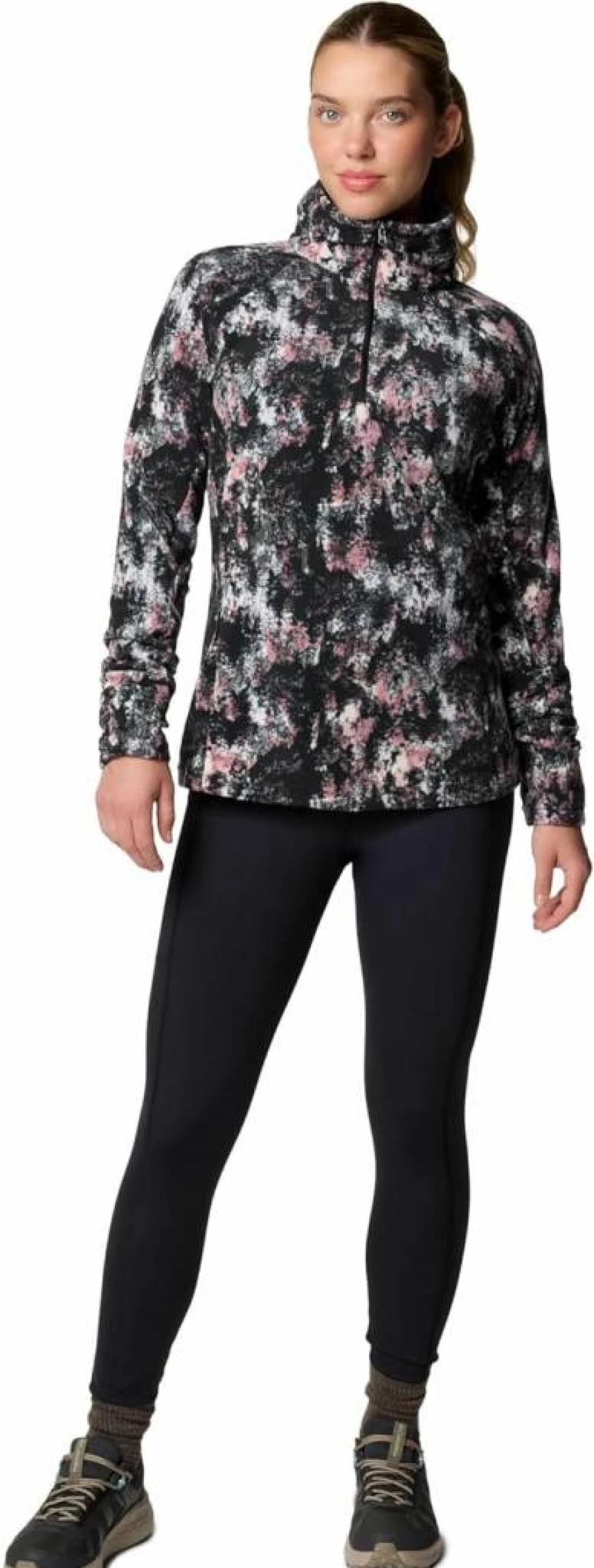 Columbia Women's Glacial IV Print Half Zip Fleece Jacket - Snowdrift Timberwild - X-Large Winter Pullover