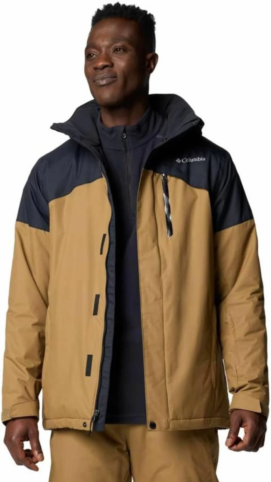 Columbia Men's Last Track II Waterproof Insulated Winter Jacket for Outdoor Activities