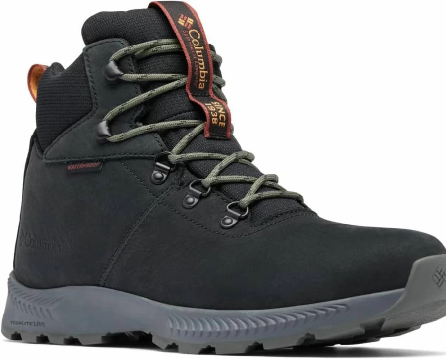 Columbia Men's Landroamer Explorer Waterproof Hiking Boots - Nubuck Leather Outdoor Trekking Shoes for Men