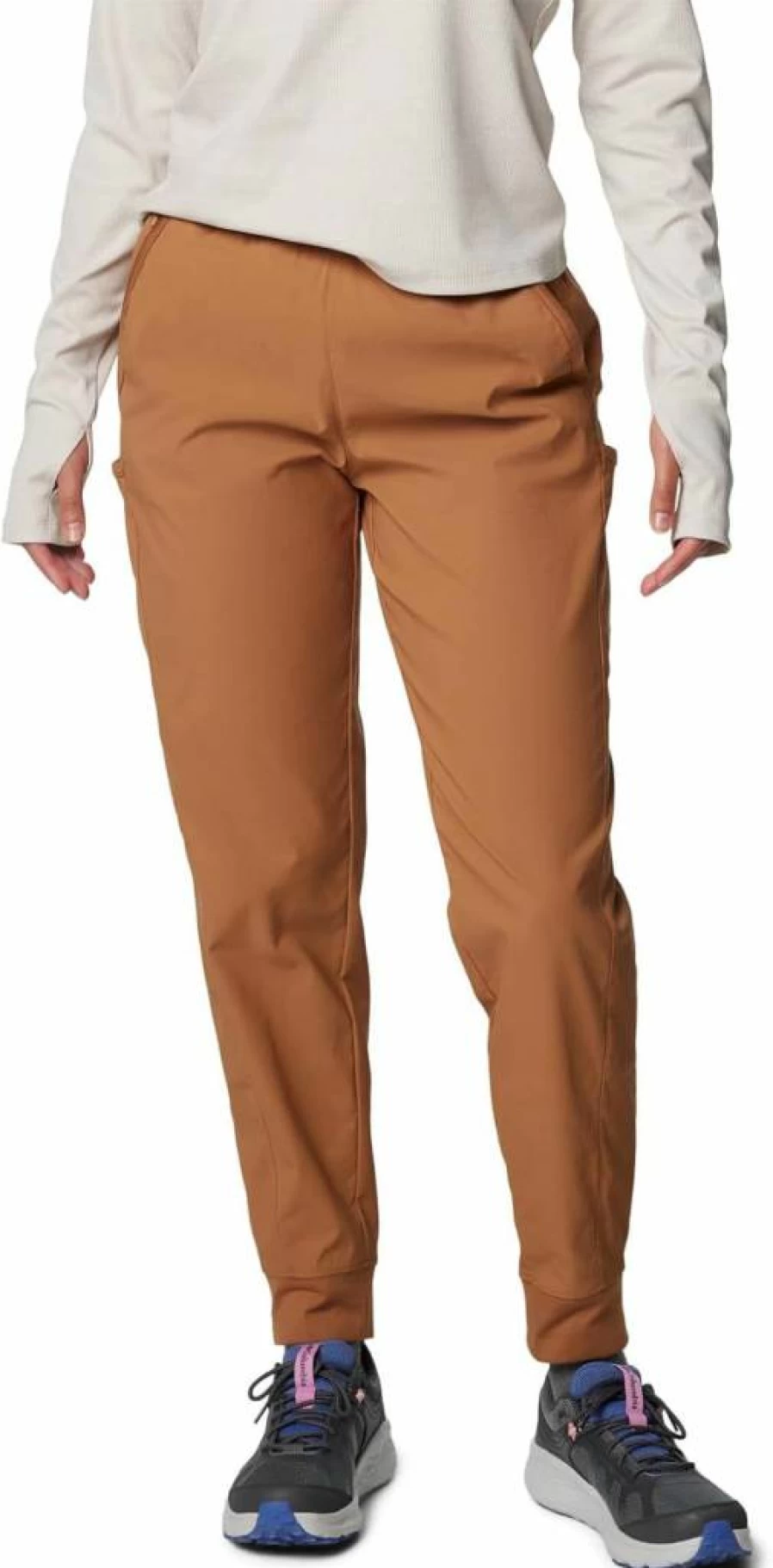 Columbia Women's Leslie Falls Jogger II - Lightweight Water-Resistant Hiking Pants with Comfort Fit