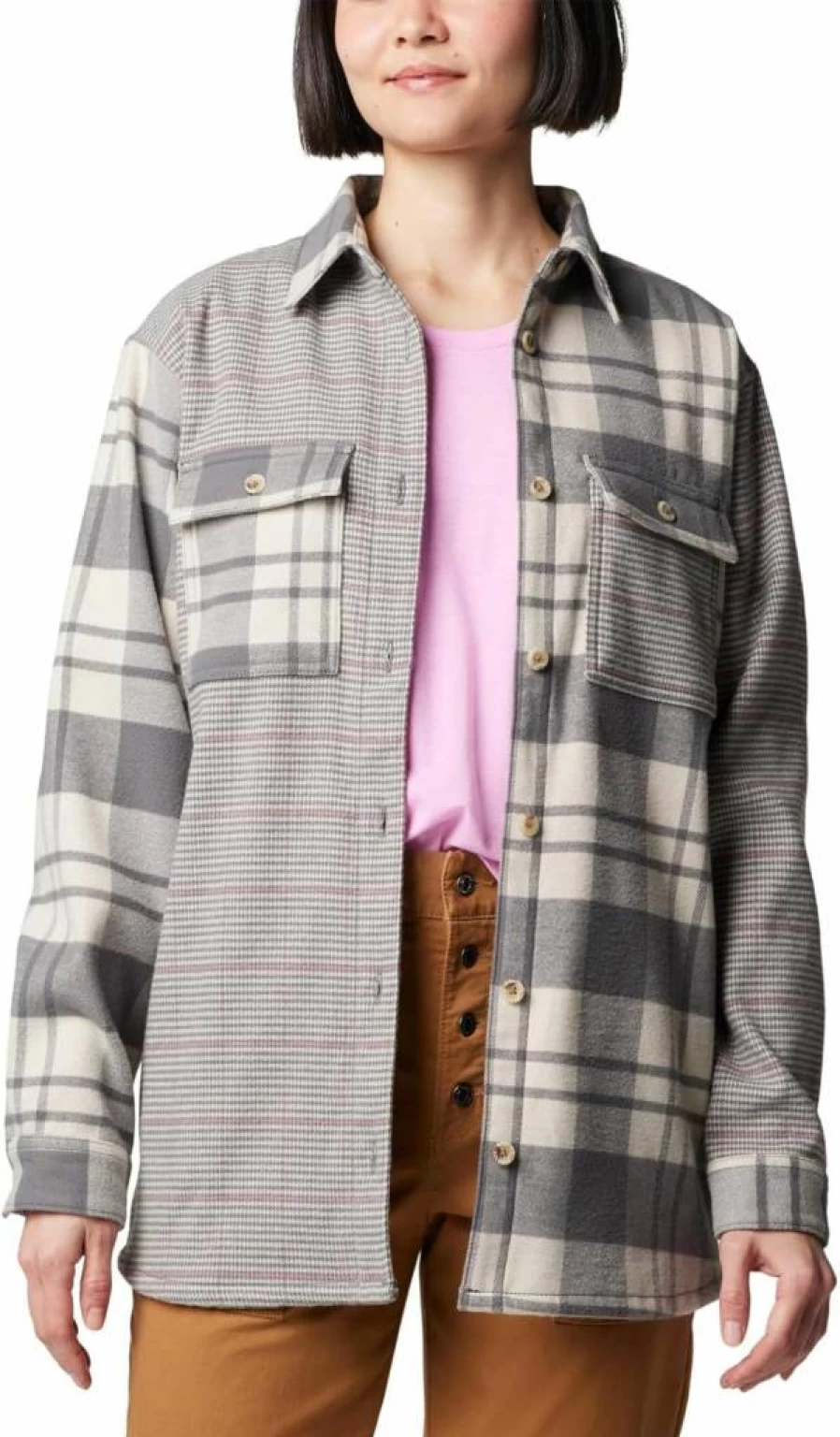 Columbia Women's Blue Point Creek Shirt Jacket - Lightweight Water-Resistant Outdoor Coat