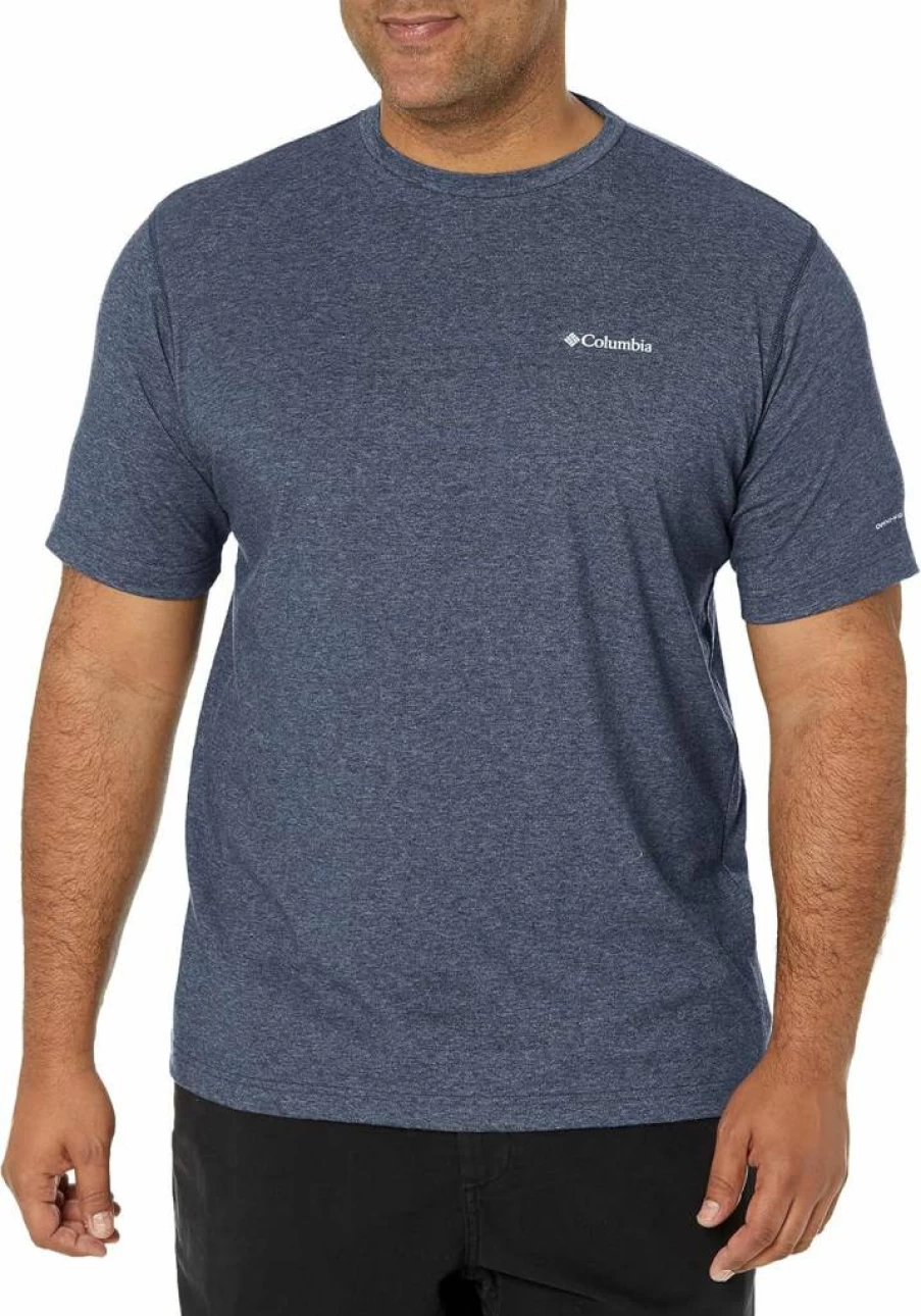 Columbia Men's Thistletown Park Crew - Lightweight Hiking Shirt with UPF Sun Protection