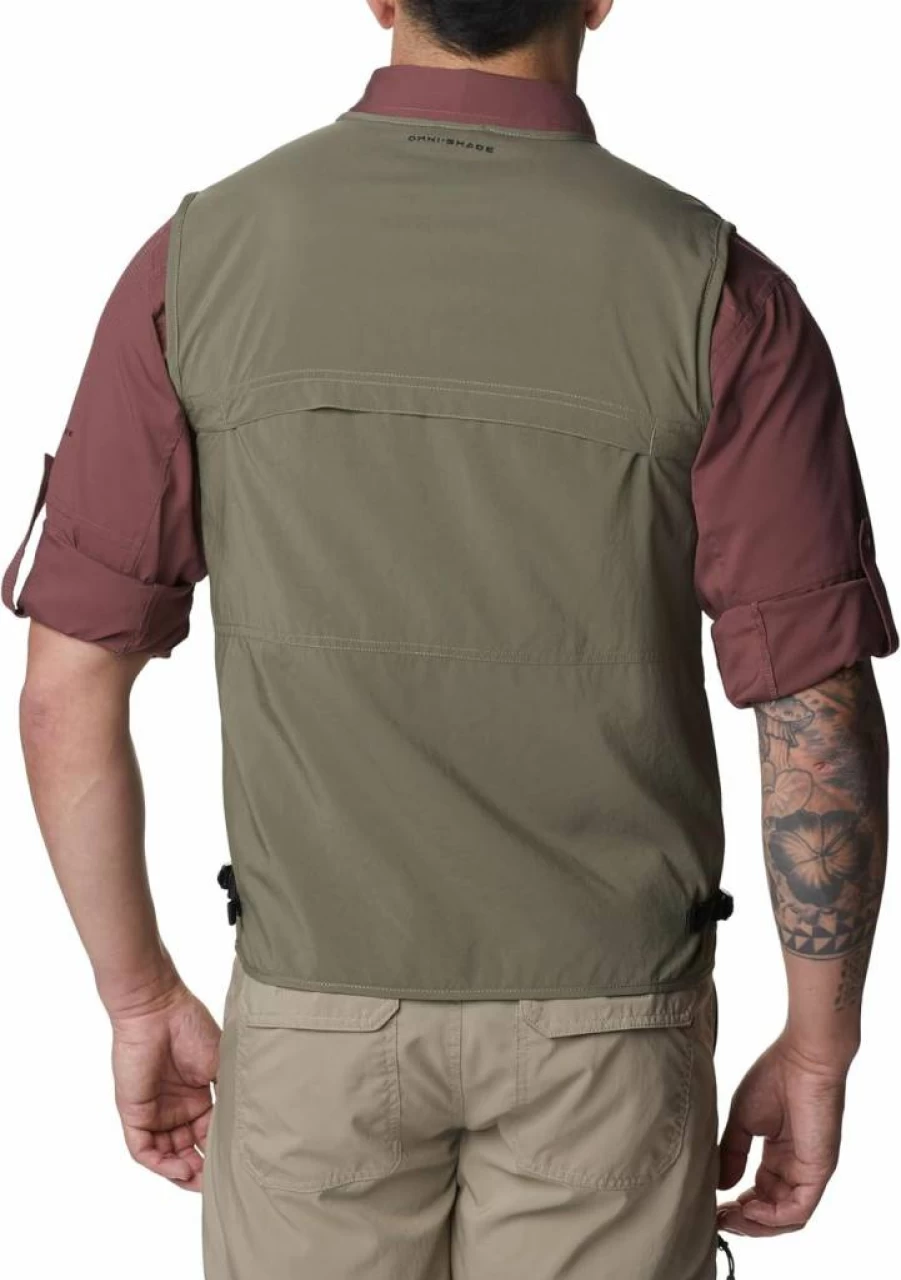 Columbia Men's Silver Ridge Utility Vest - Lightweight Outdoor Hiking Fishing Multi-Pocket Jacket