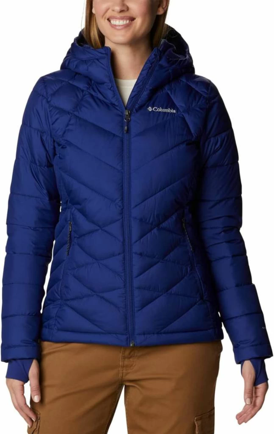 Columbia Women's Heavenly Hooded Jacket - Lightweight Water-Resistant Outdoor Jacket for Hiking & Travel