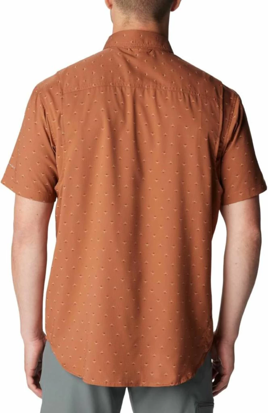 Columbia Men's Utilizer Printed Short Sleeve Shirt - Quick-Dry Woven Travel Top