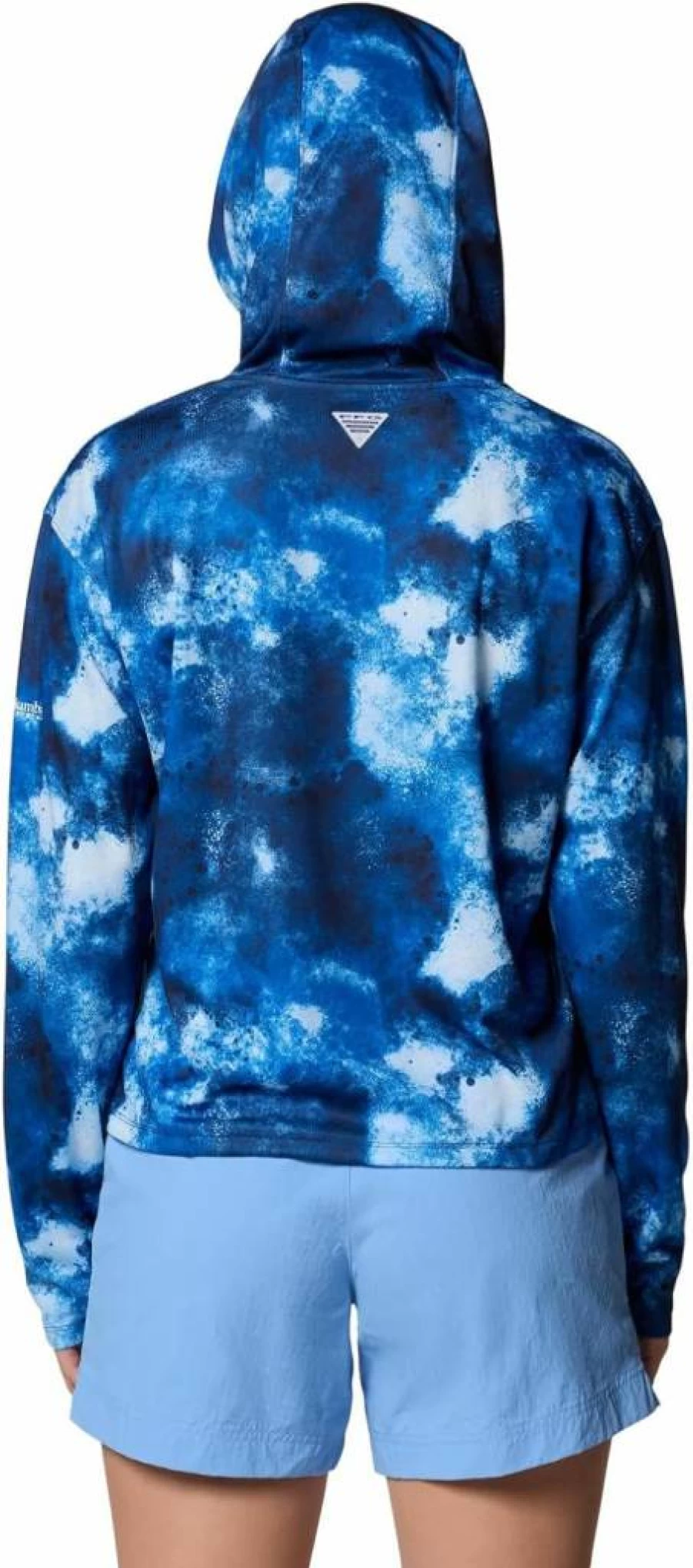Columbia Women's PFG Solar Stream Printed Hoodie - UPF Sun Protection, Lightweight Fishing & Outdoor Hooded Jacket