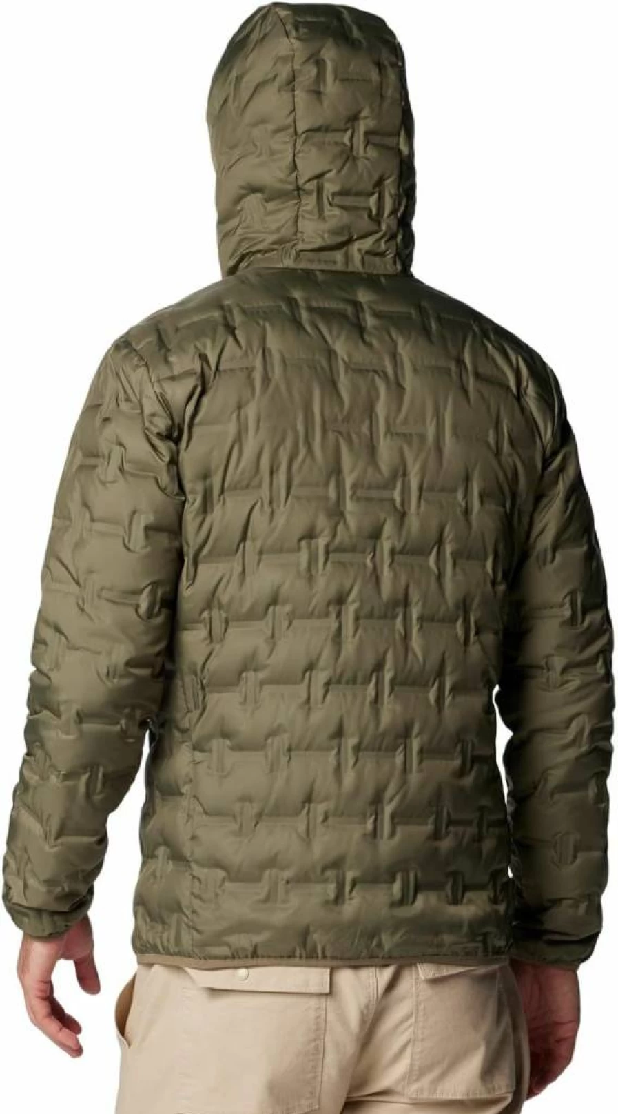 Columbia Men's Delta Ridge II Water-Resistant Down Hooded Jacket – Lightweight Winter Coat for Outdoor Activities