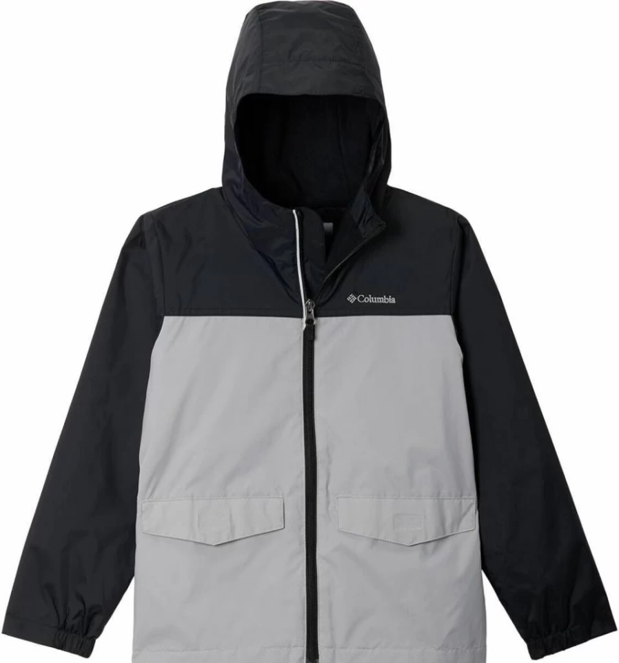 Columbia Boys' Rain-Zilla II Waterproof Rain Jacket - Lightweight Hooded Outdoor Jacket for Kids