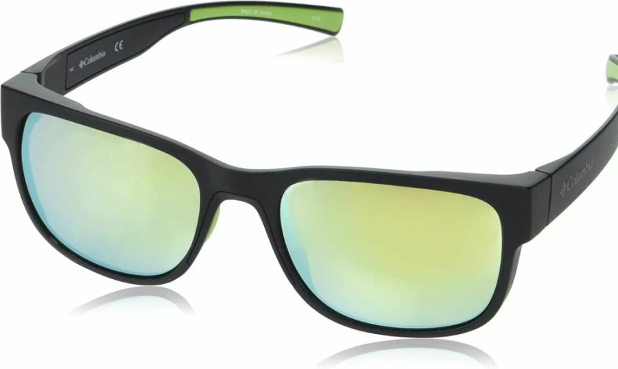 Columbia Men's Penns Creek Rectangular Sunglasses – UV Protection Polarized Outdoor Sports Shades