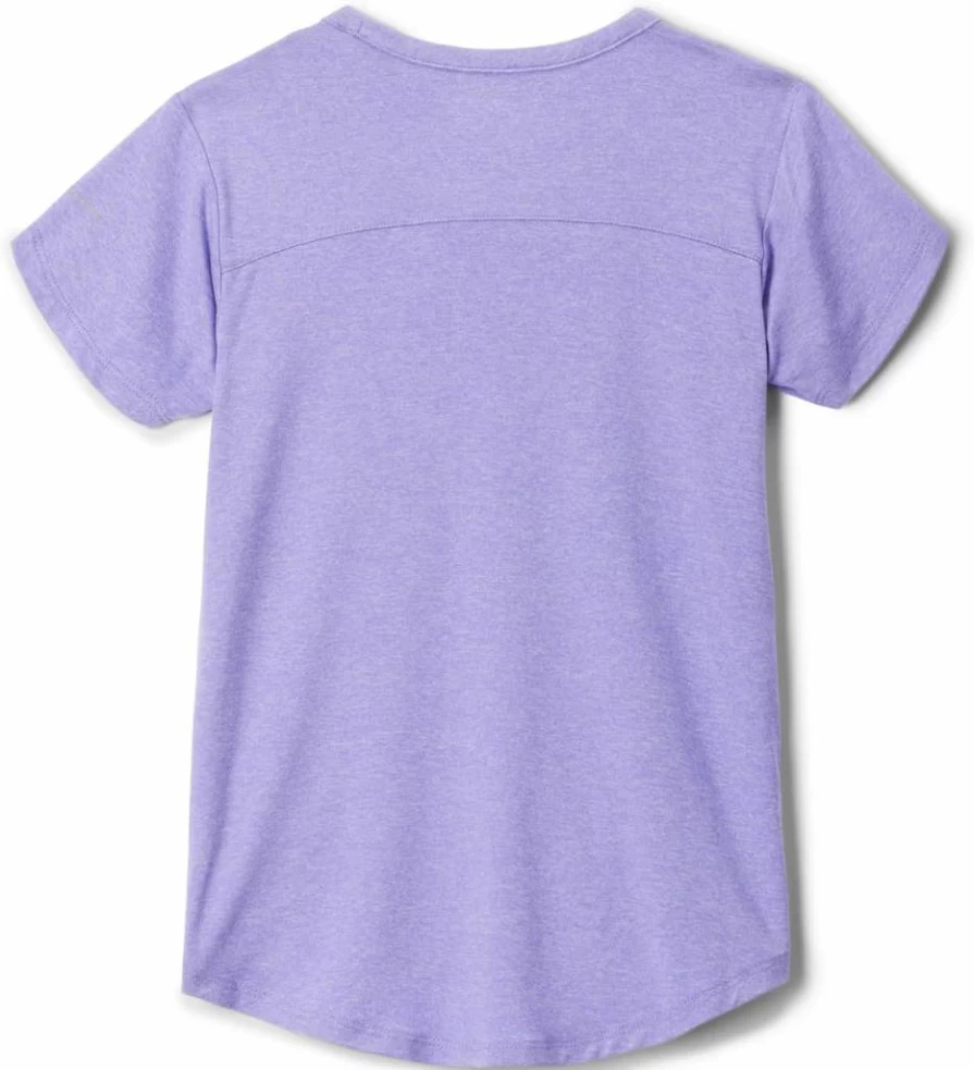 Columbia Girls' Tech Trail Short Sleeve T-Shirt - Quick-Dry Active Tee for Outdoor Adventures