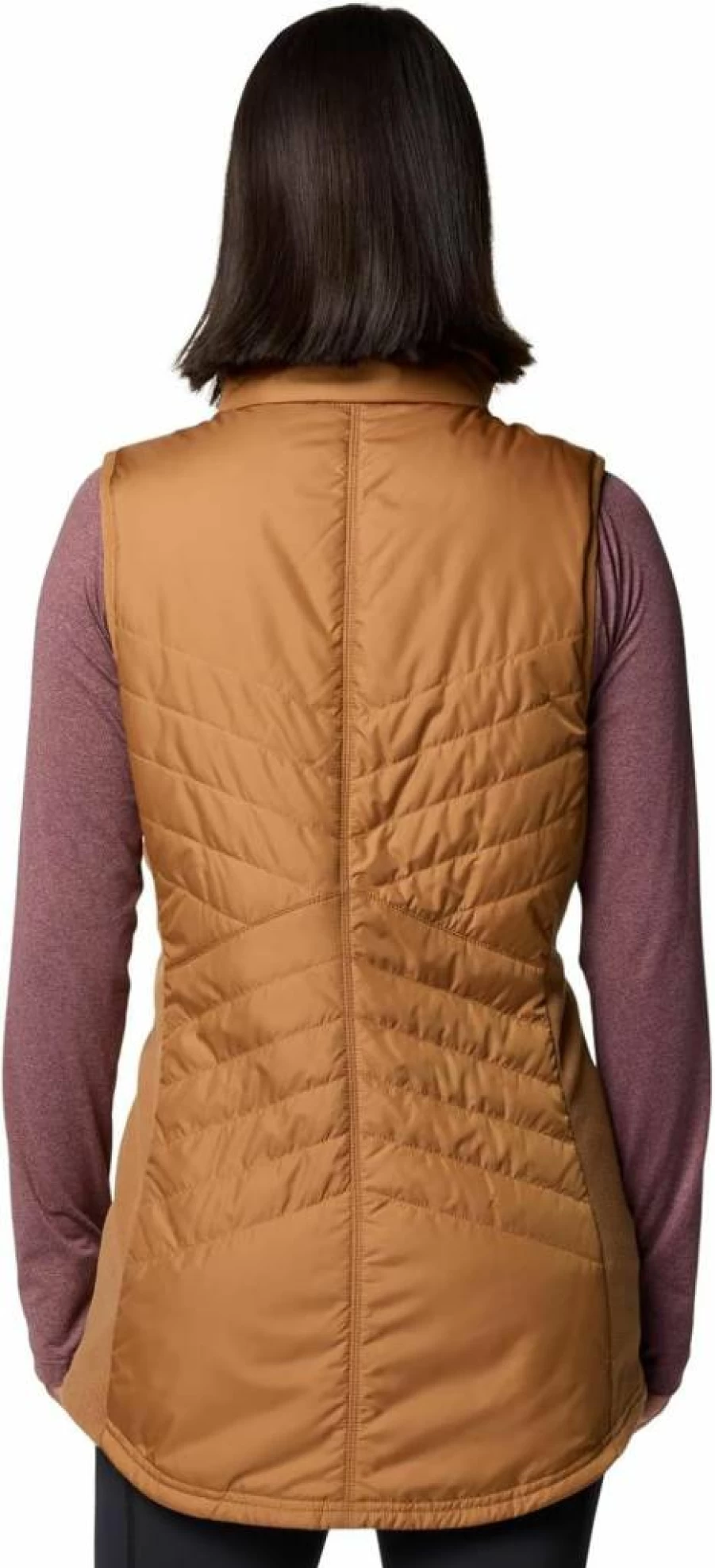 Columbia Women's Mix It Around II Long Vest - Lightweight Water-Resistant Outdoor Insulated Puffer Vest for Hiking & Cold Weather