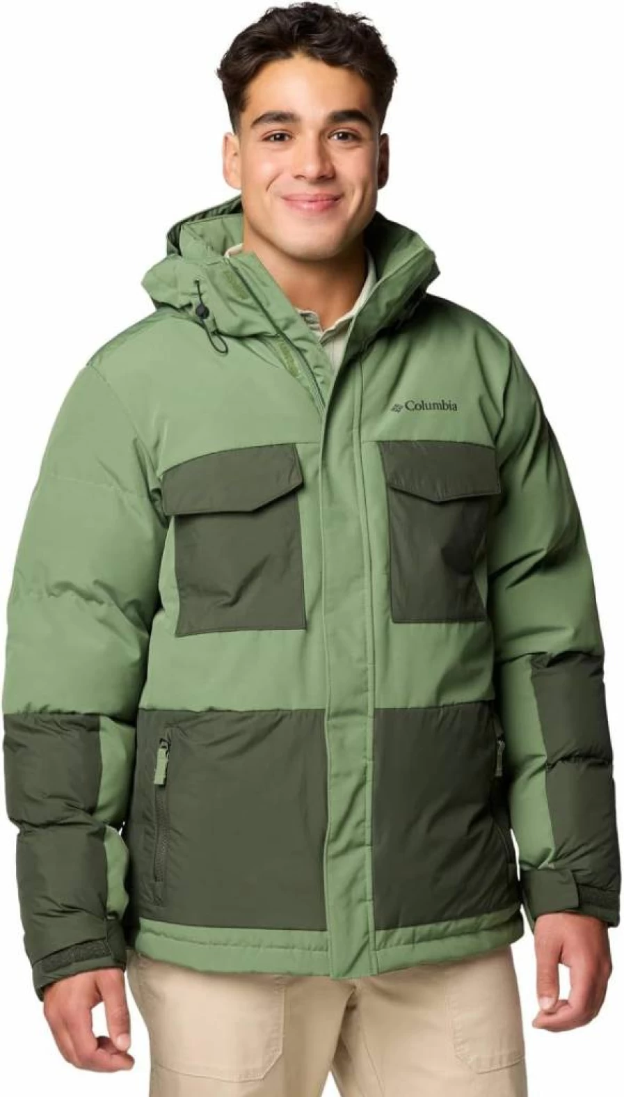 Columbia Men's Marquam Peak Fusion II Waterproof Hiking Jacket – Lightweight Outdoor Raincoat for Trekking & Camping