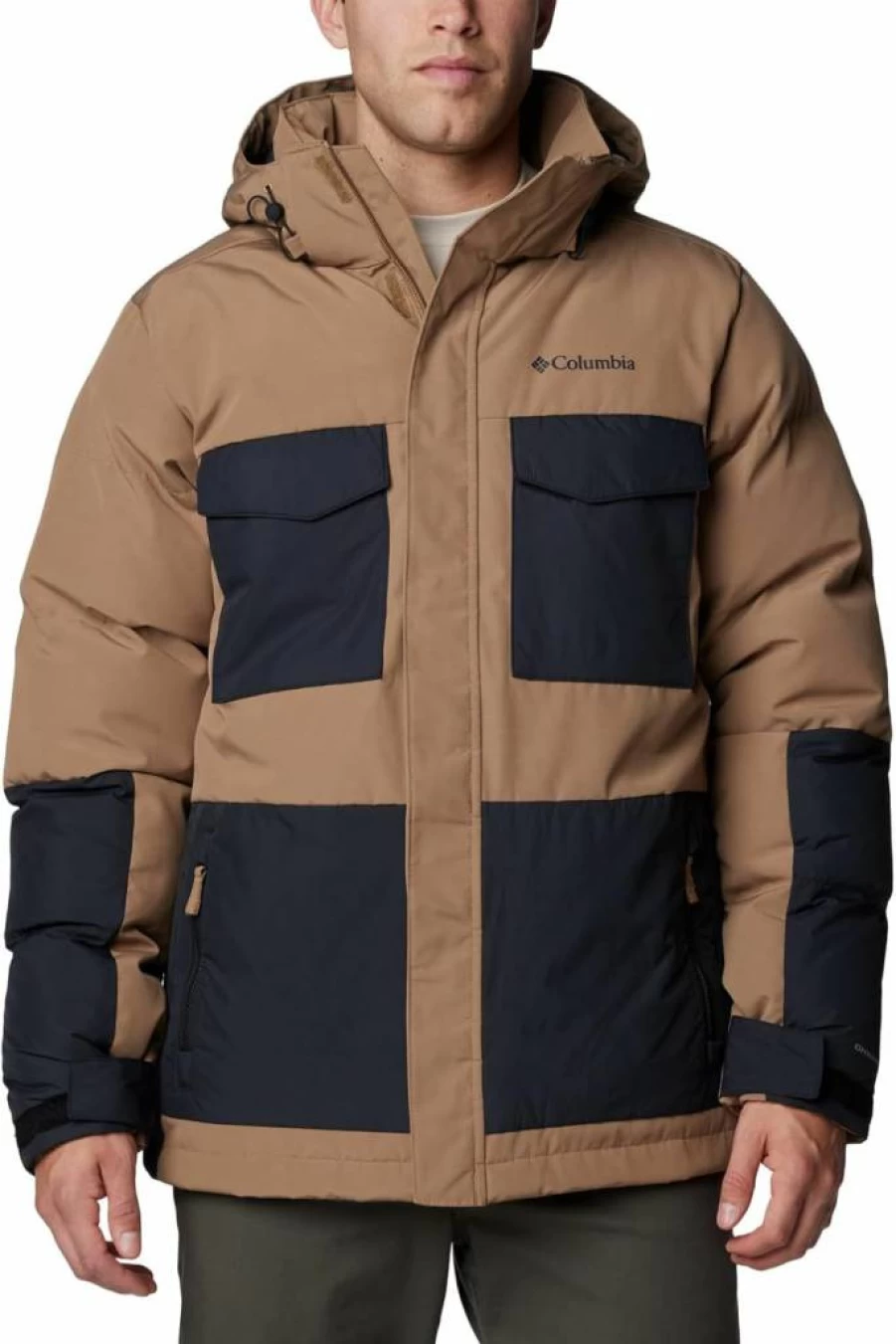 Columbia Men's Marquam Peak Fusion II Waterproof Hiking Jacket – Lightweight Outdoor Raincoat for Trekking & Camping