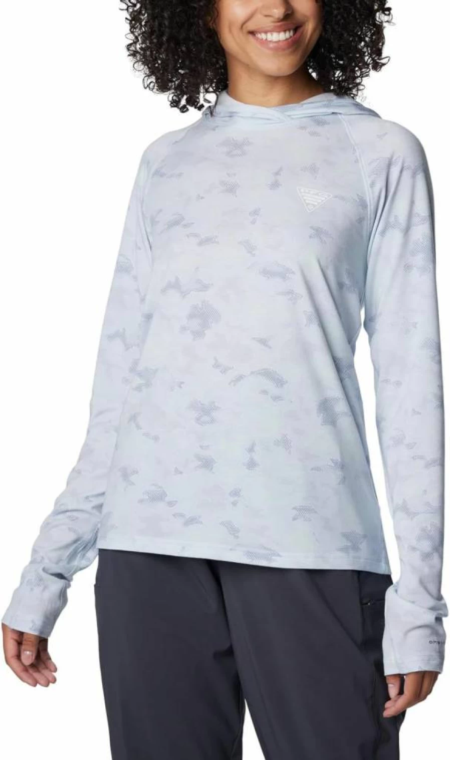 Columbia Women's PFG Uncharted Hoodie - Lightweight Water-Resistant Fishing Hooded Jacket for Outdoor Activities
