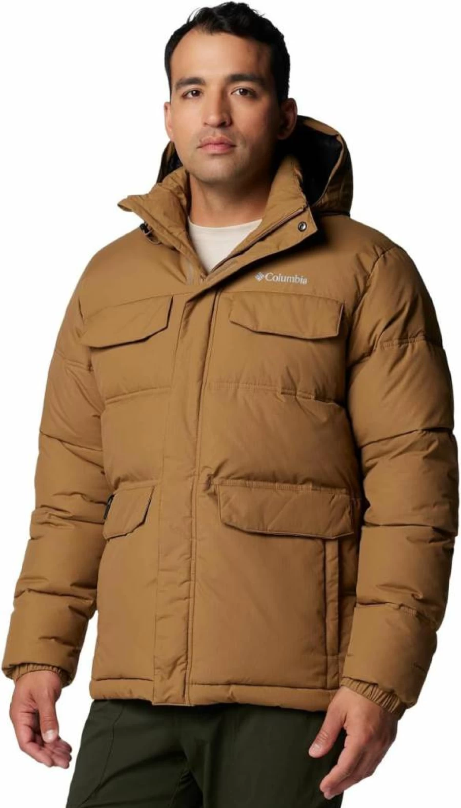 Columbia Men's Landroamer Puffer Jacket - Lightweight Water-Resistant Insulated Winter Coat for Outdoor Activities