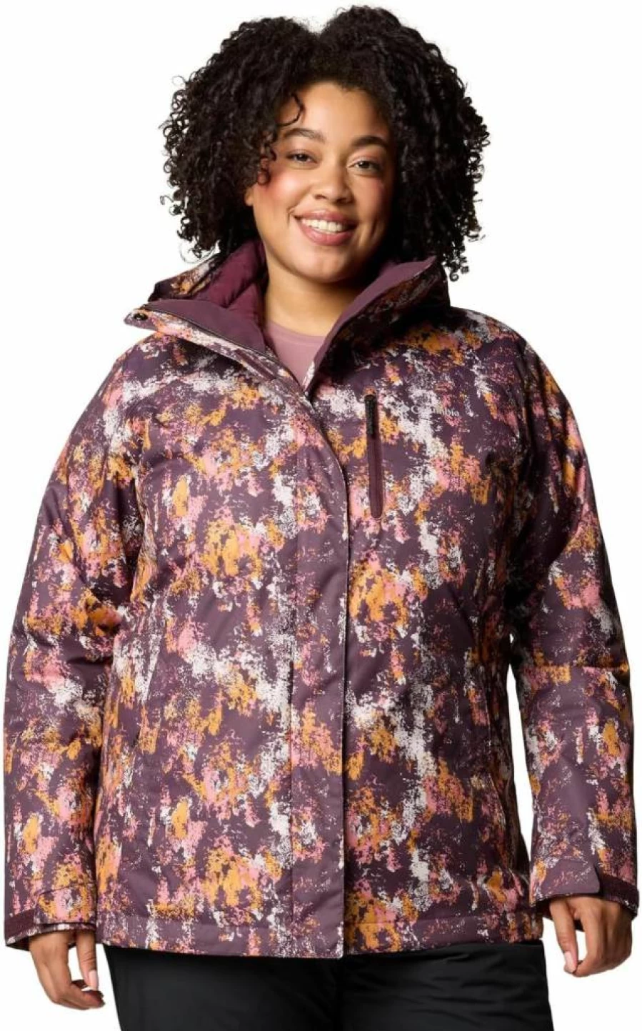 Columbia Women's Whirlibird V Waterproof 3-in-1 Interchangeable Jacket with Printed Design