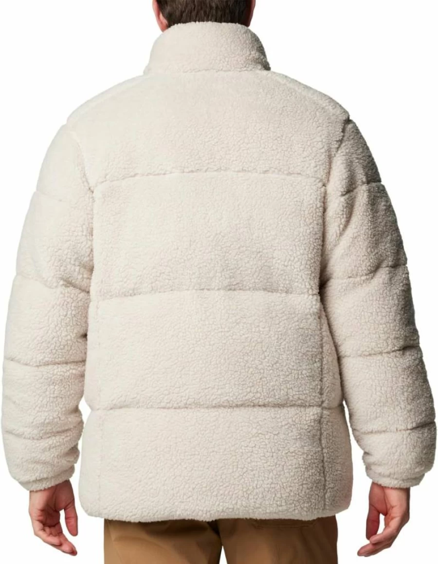 Columbia Men's Puffect II Sherpa Lined Jacket - Warm Winter Fleece Coat