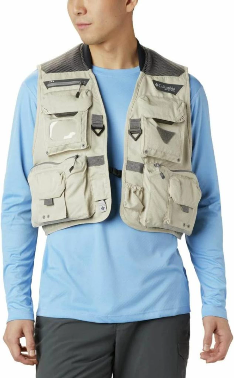 Columbia Men's Henry's Fork Vest - Lightweight Outdoor Insulated Fishing Vest for Men
