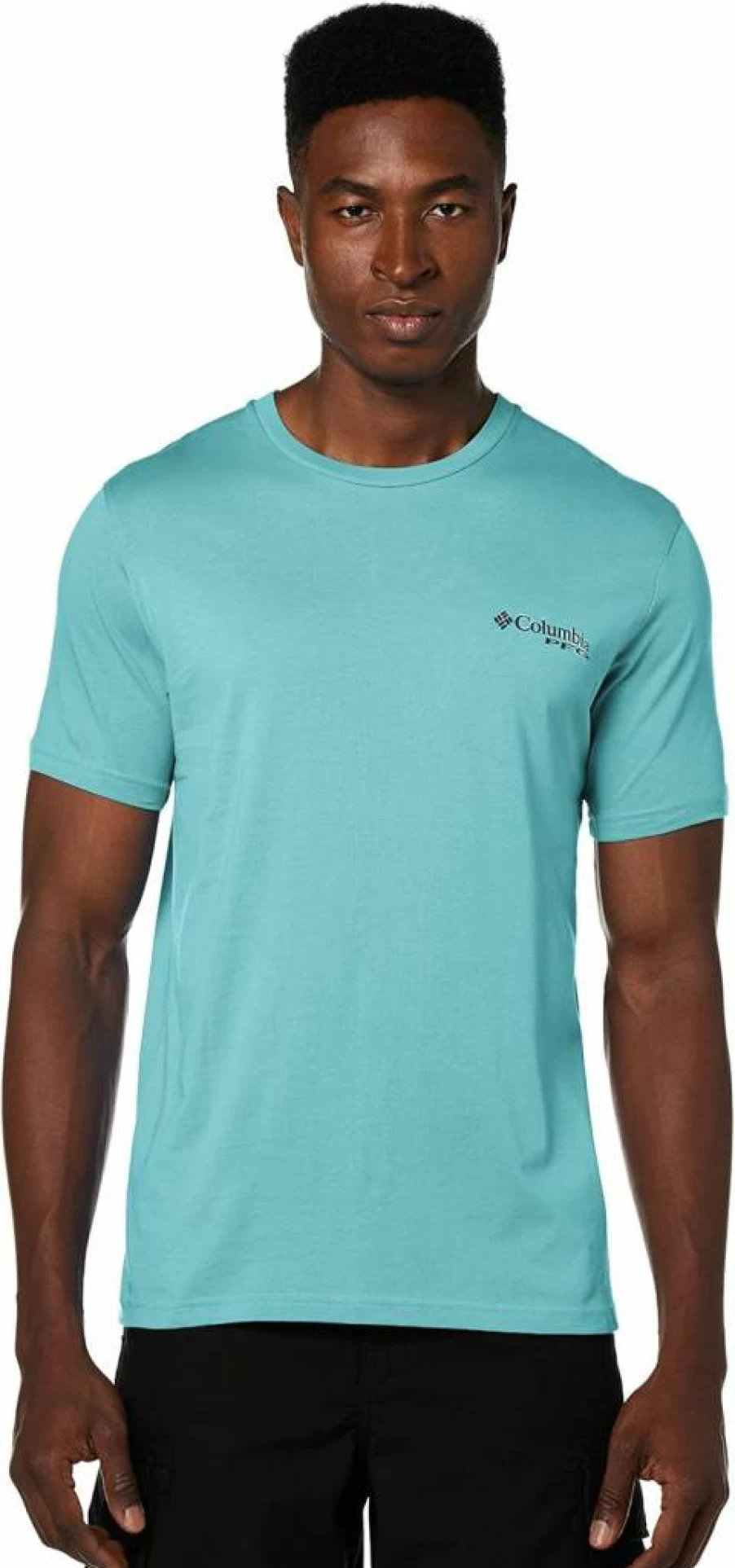 Columbia Men's PFG Fishing Graphic T-Shirt - Quick-Dry UV Protection Outdoor Shirt