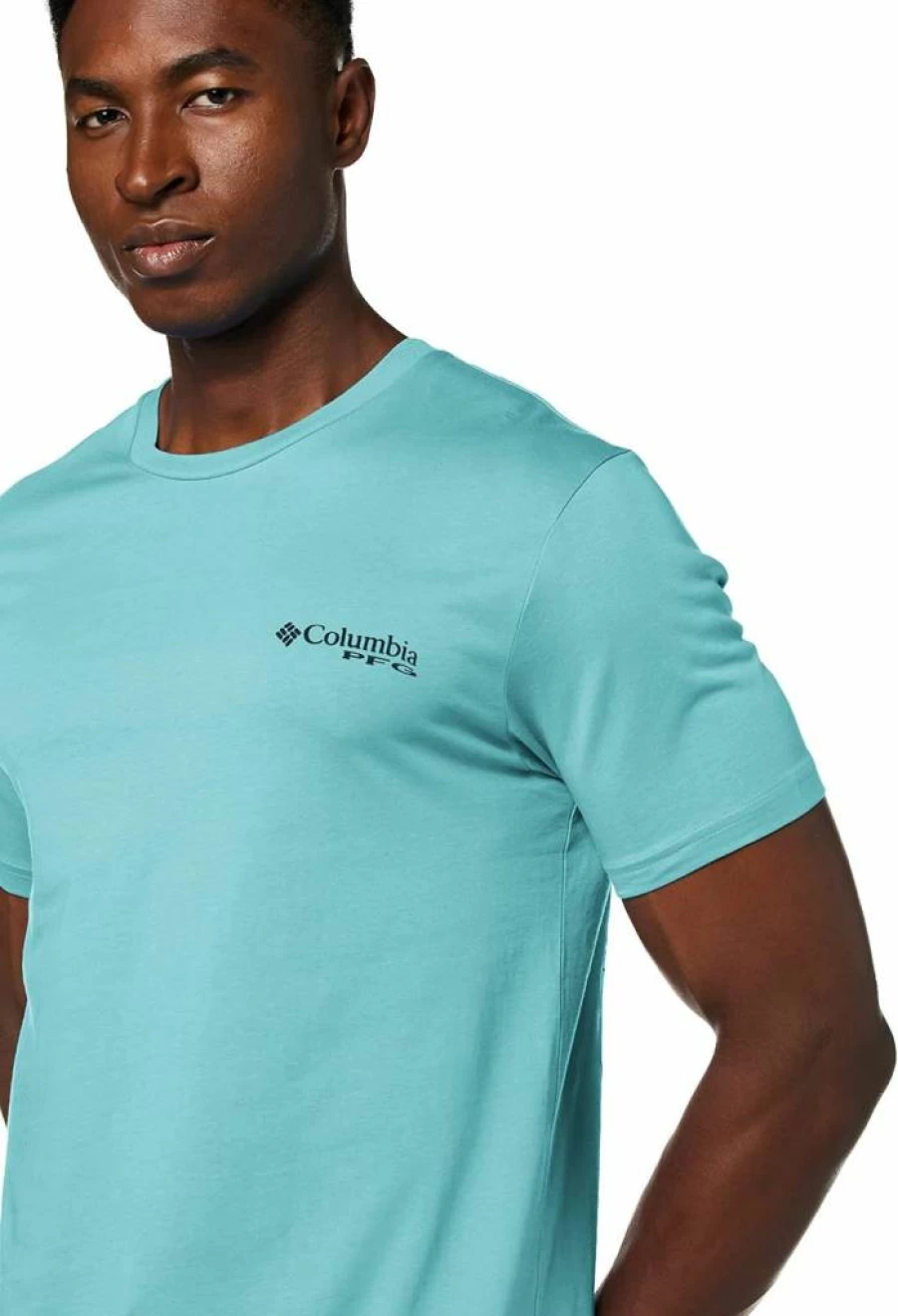 Columbia Men's PFG Fishing Graphic T-Shirt - Quick-Dry UV Protection Outdoor Shirt